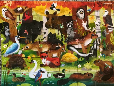charlene and i fit this puzzle together