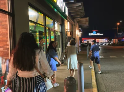 ate at donair dude instead of going to the night market