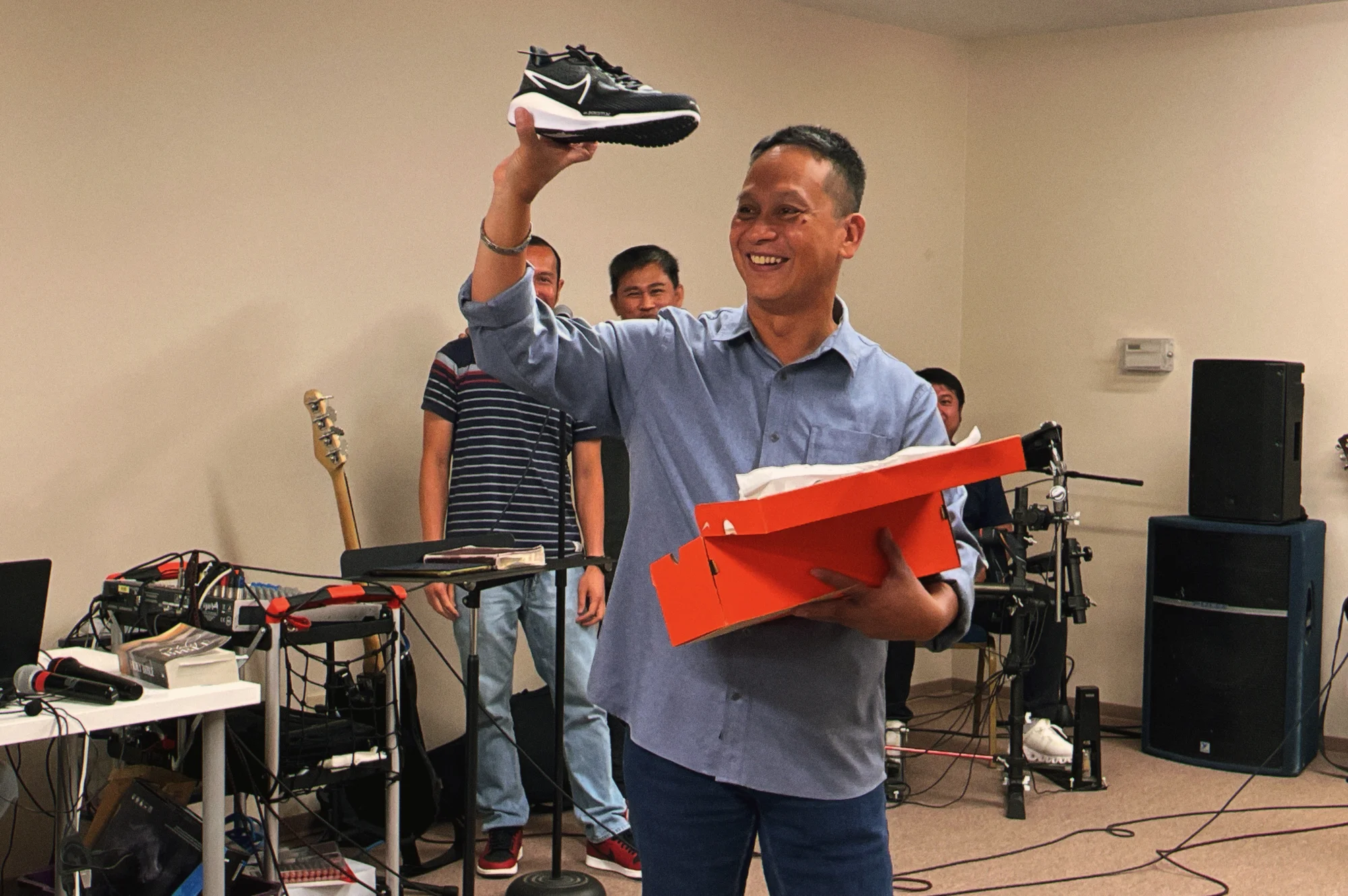 pastor's new shoes