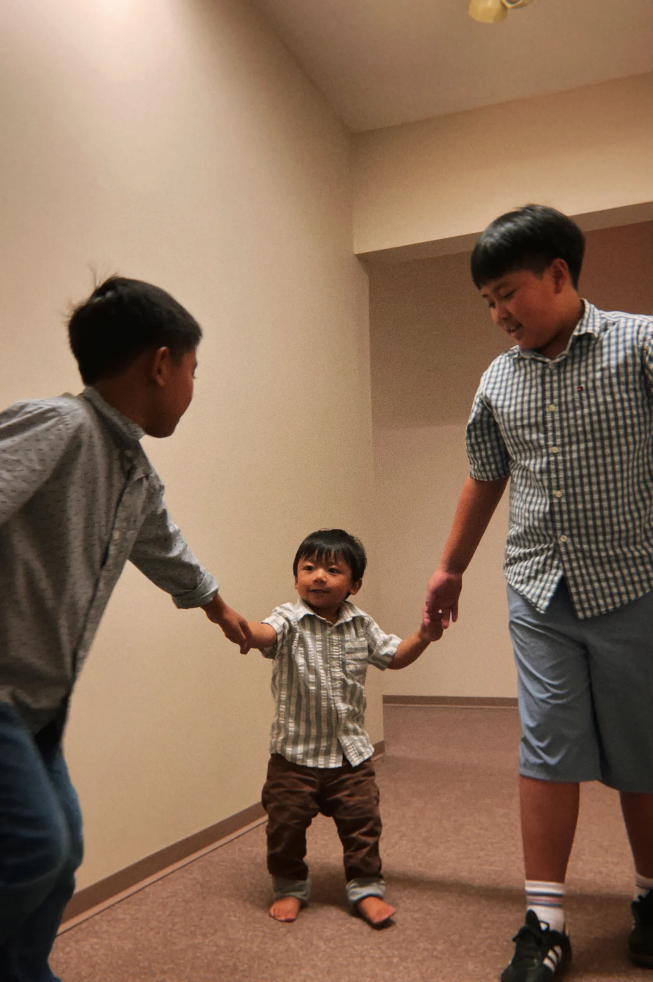 isaac with his kuyas