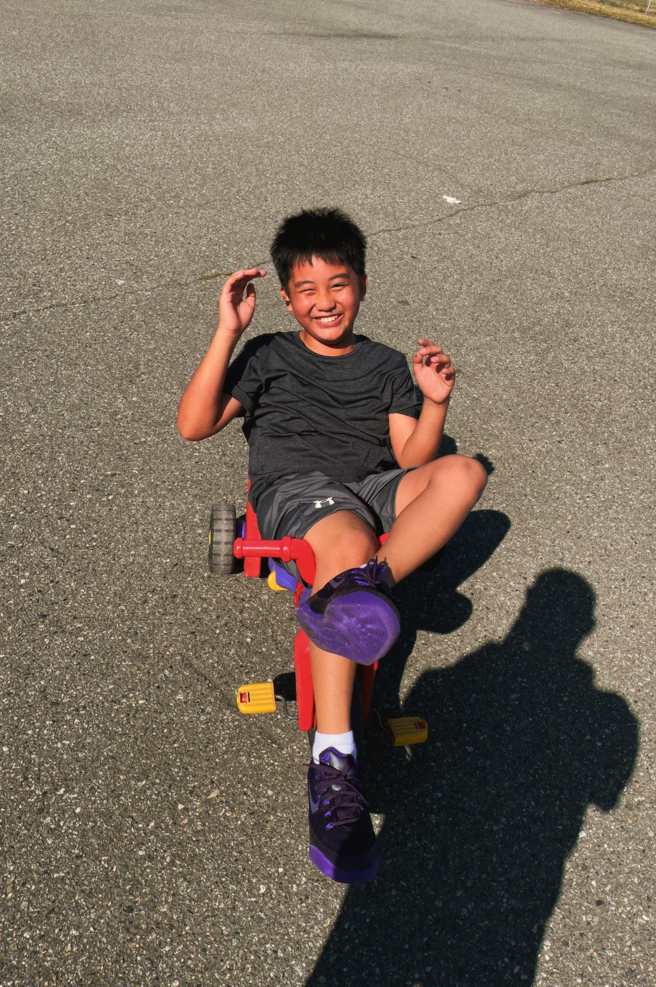 clarkyboi with his new shoes
